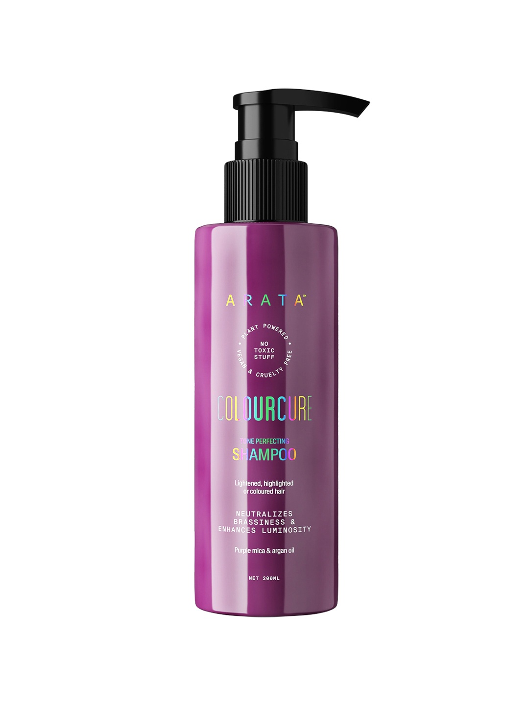 

ARATA Colourcure Tone Perfecting Shampoo with Purple Mica & Argan Oil - 200ml