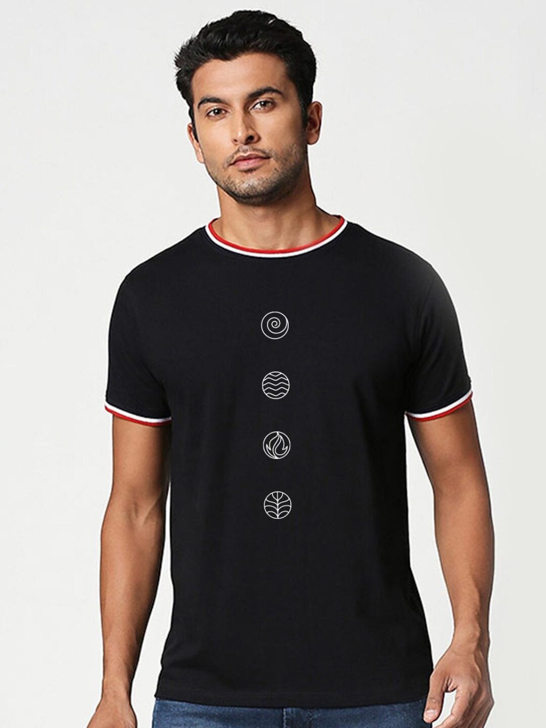 

Bewakoof Men Typography Printed Cotton T-shirt, Black