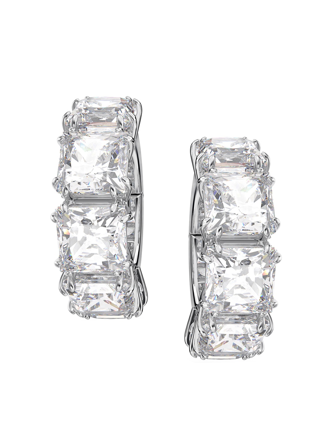 

SWAROVSKI RE Millenia:CE Pair White/RHS Earrings, Silver