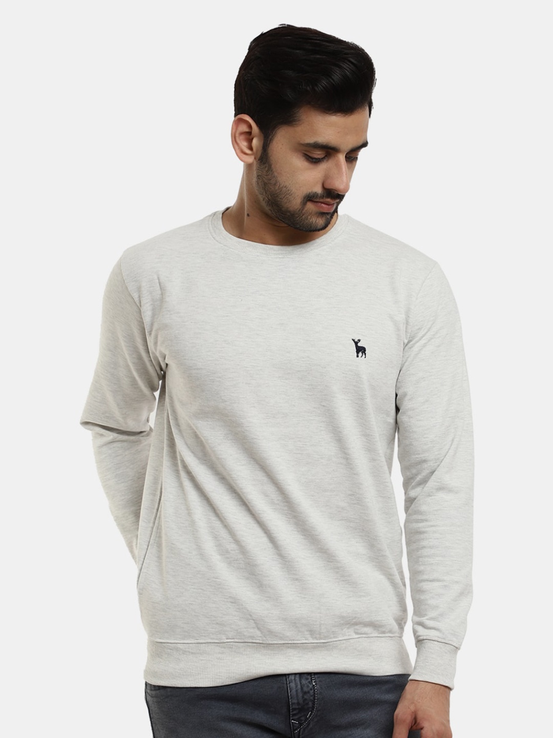 

V-Mart Men Sweatshirt, Beige