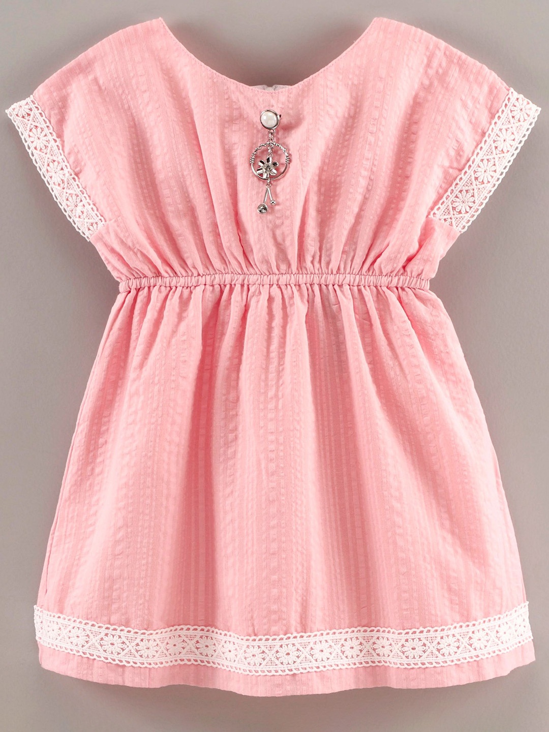 

Enfance Peplum Dress, Peach
