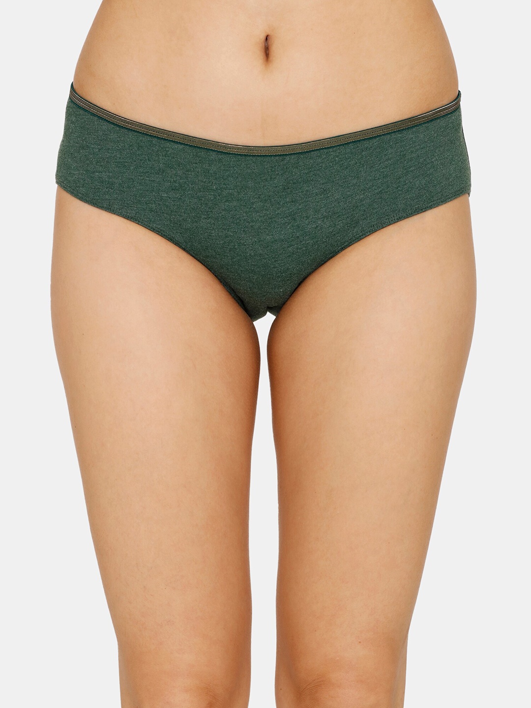 

Zivame Women Low-Rise Hipster Briefs, Green