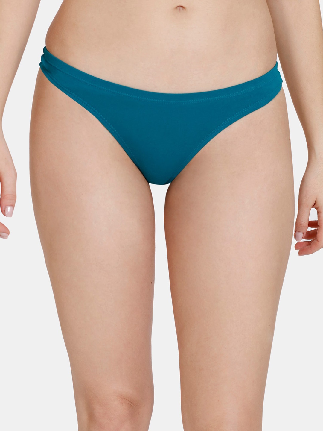 

Zivame Women Low-Rise Bikini Briefs ZI2678FASHGBLUE, Teal