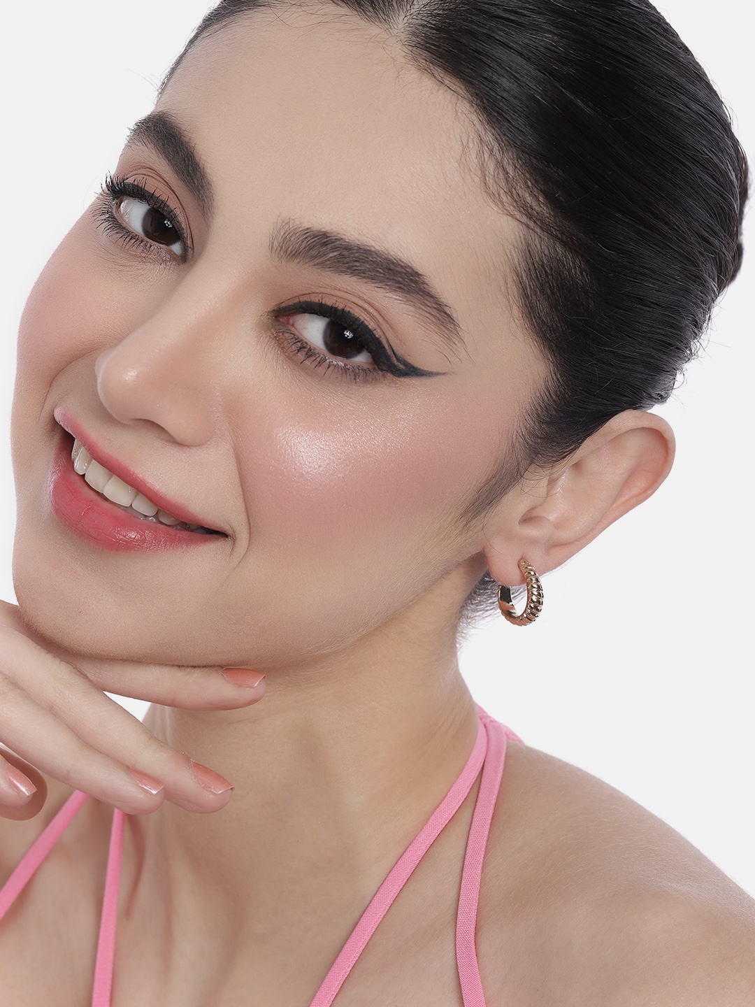 

DressBerry Set of 6 Earrings, Gold
