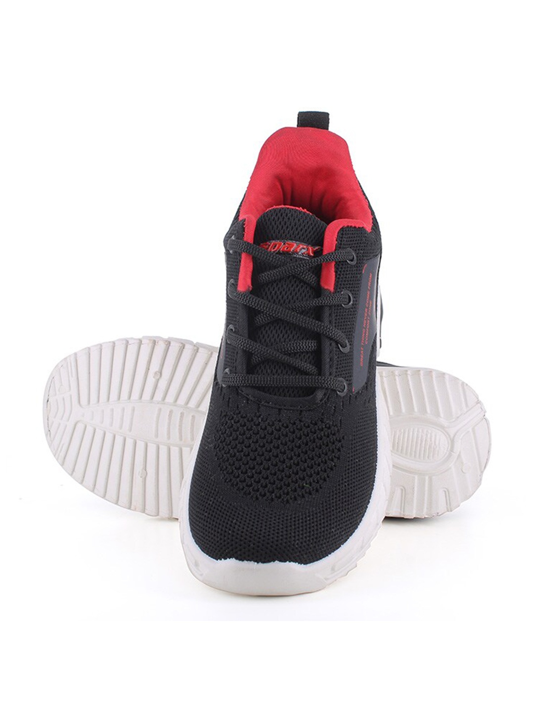 

Sparx Boys Textile Lace-Ups Running Non-Marking Shoes, Black