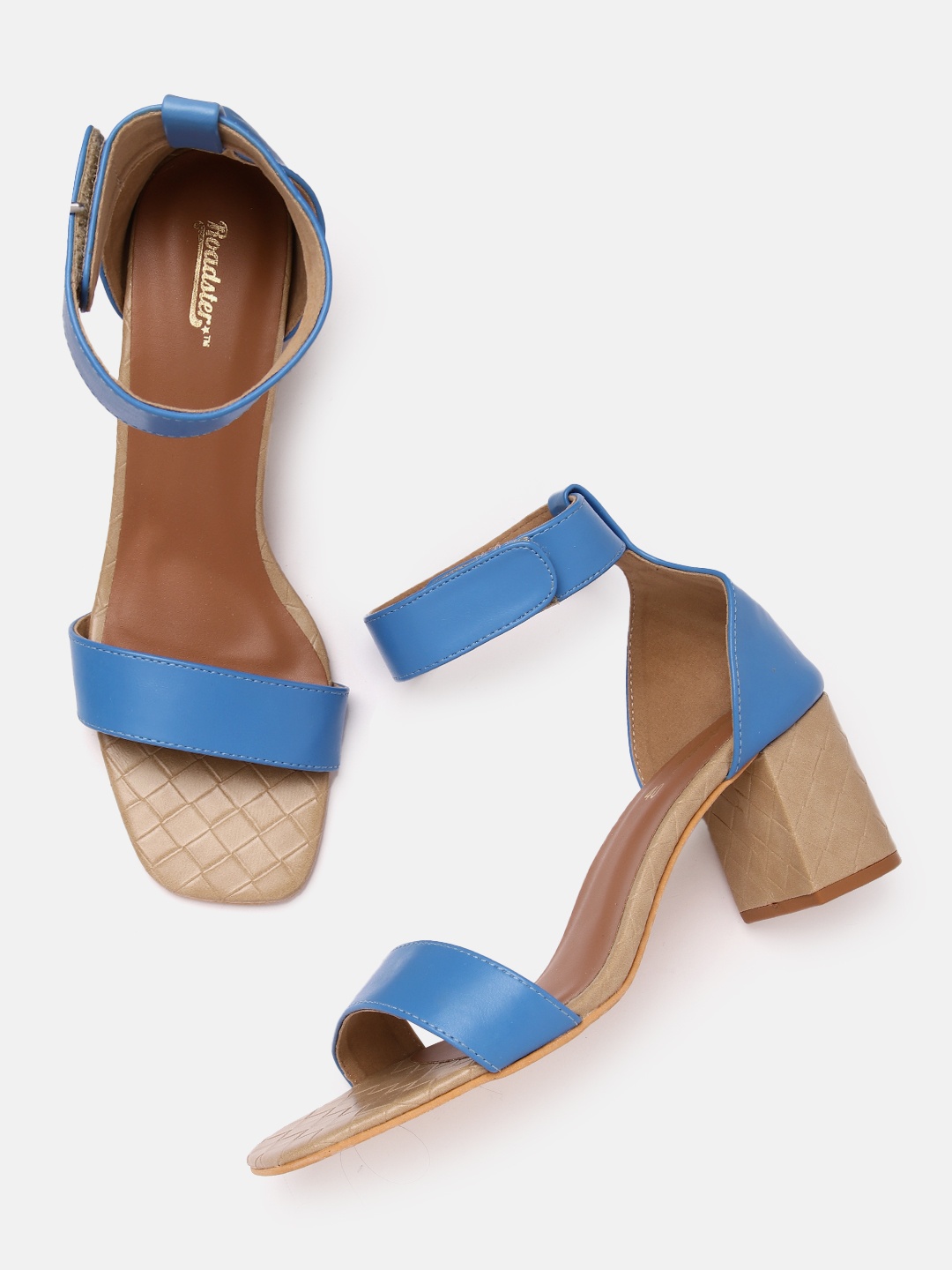 

Roadster Block Heels, Blue