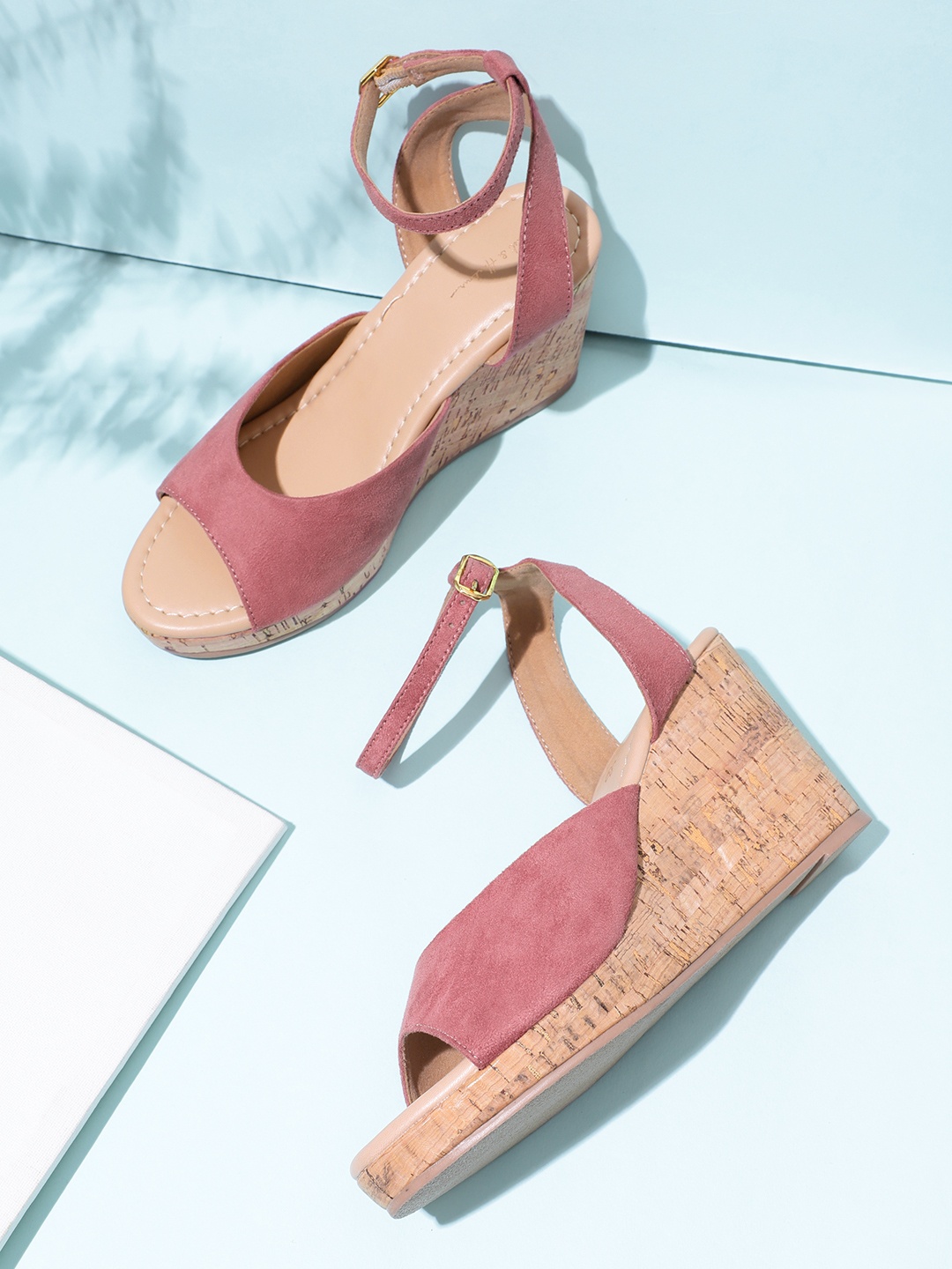 

Mast & Harbour Mid-Top Wedges, Pink