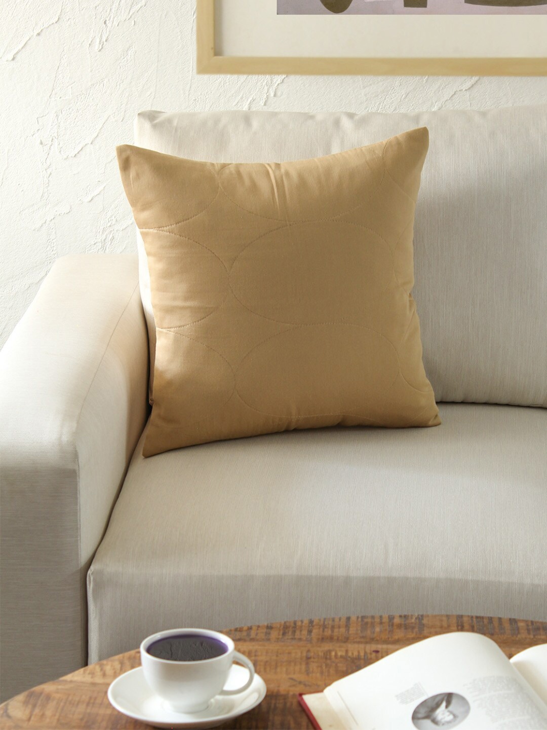 

House This Maati Beige Square Cushion Covers