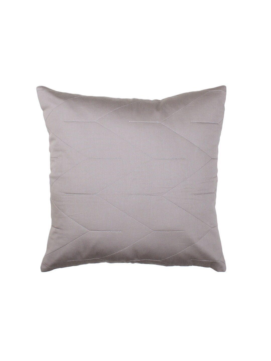 

House This Grey Geometric Cotton Square Cushion Covers