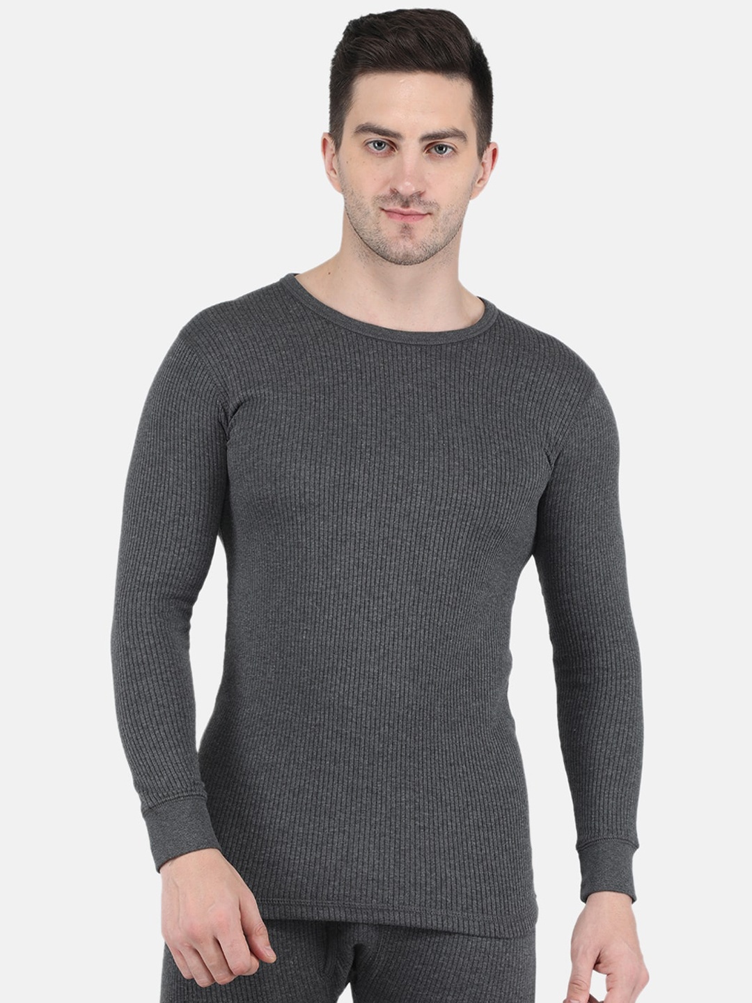 

Monte Carlo Men Cotton Thermal Vest, Grey