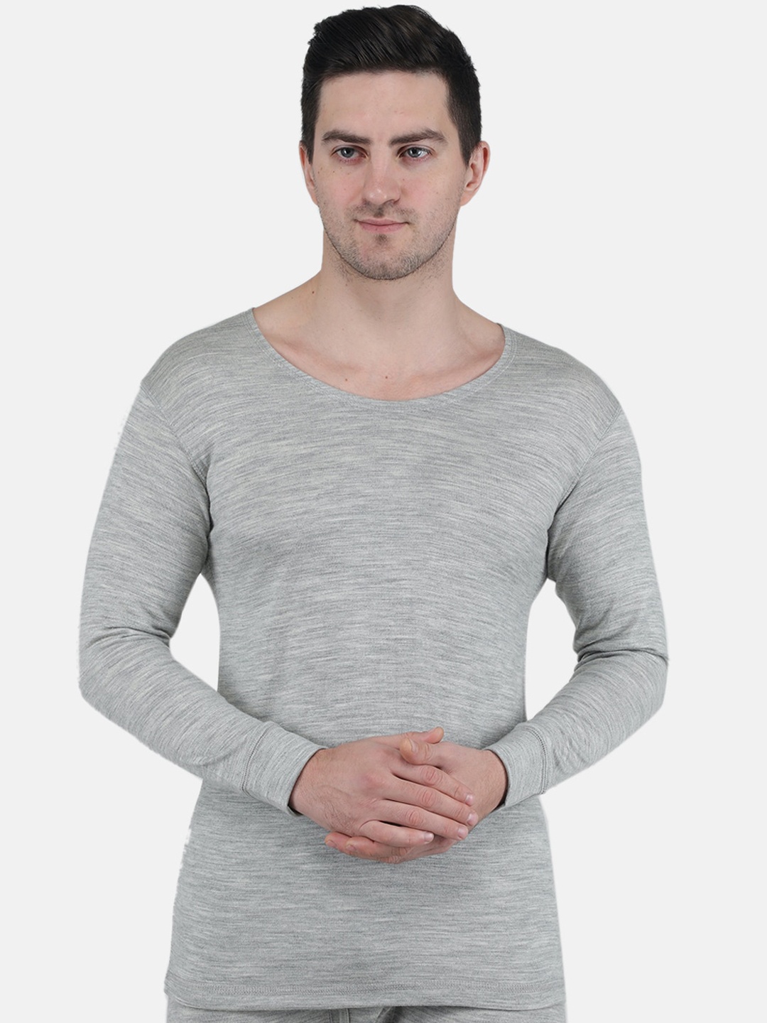 

Monte Carlo Men Cotton Thermal Vest, Grey