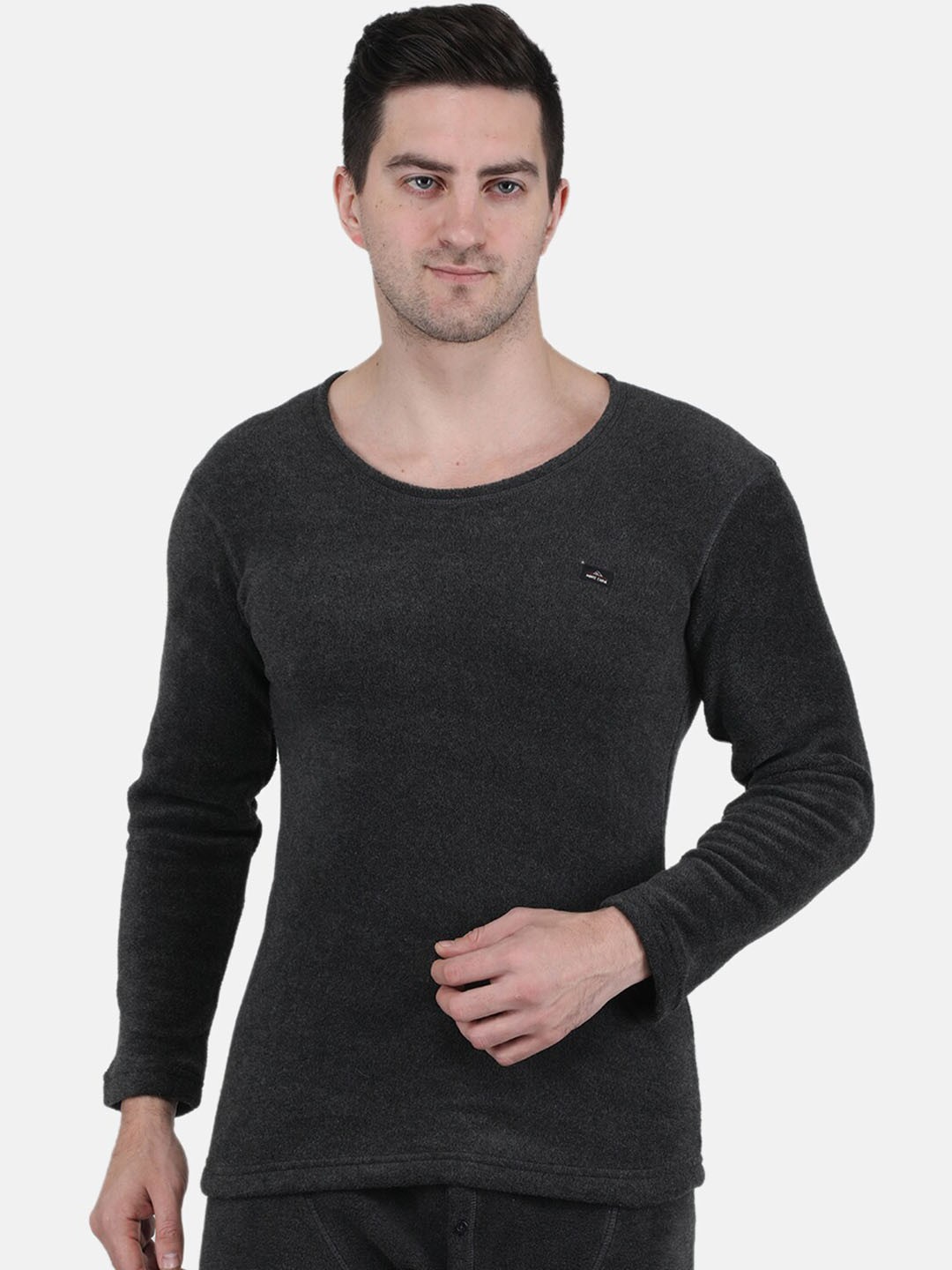 

Monte Carlo Men Self Design Thermal Vest, Grey