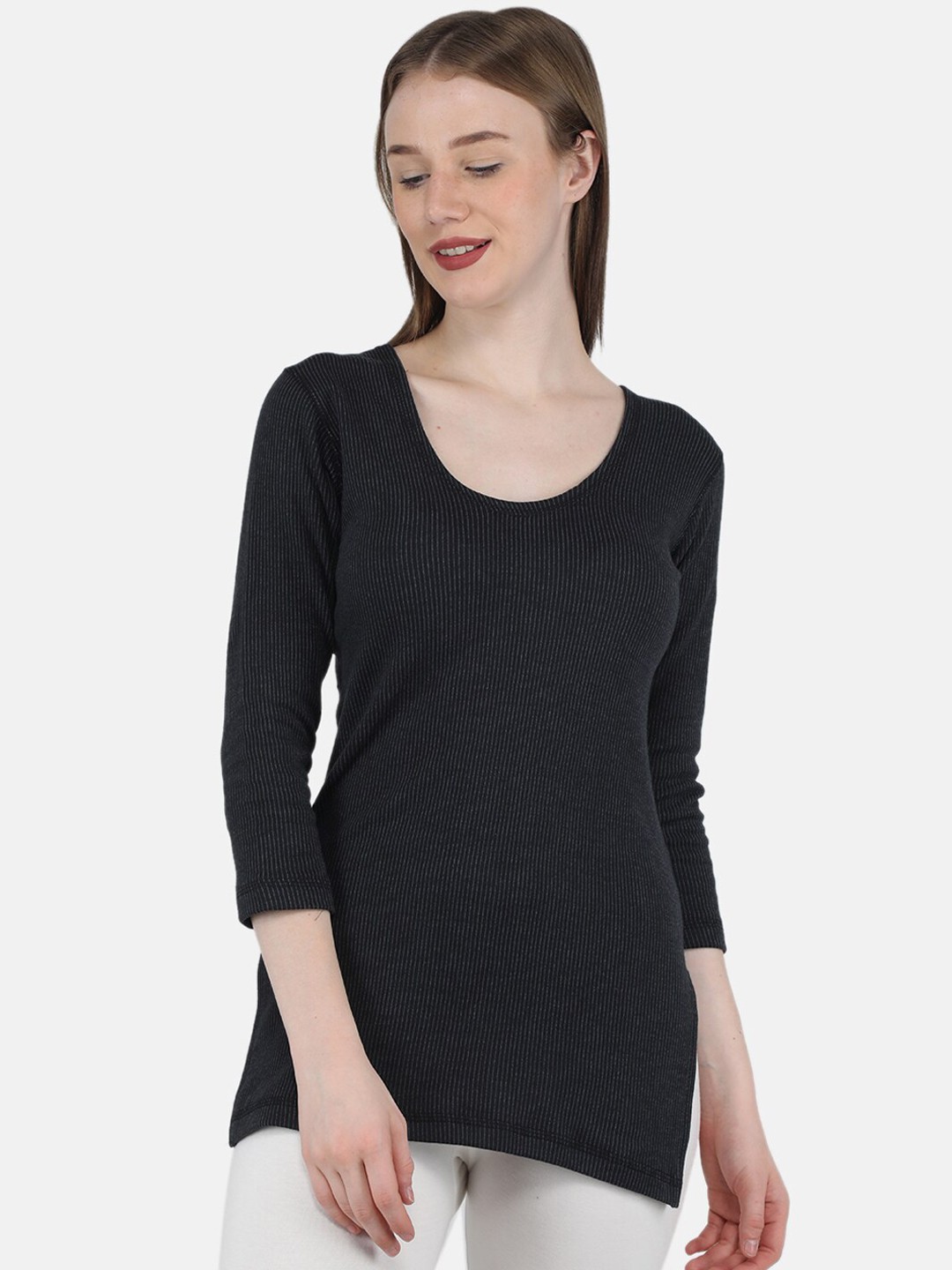

Monte Carlo Women Cotton Thermal Tops, Black