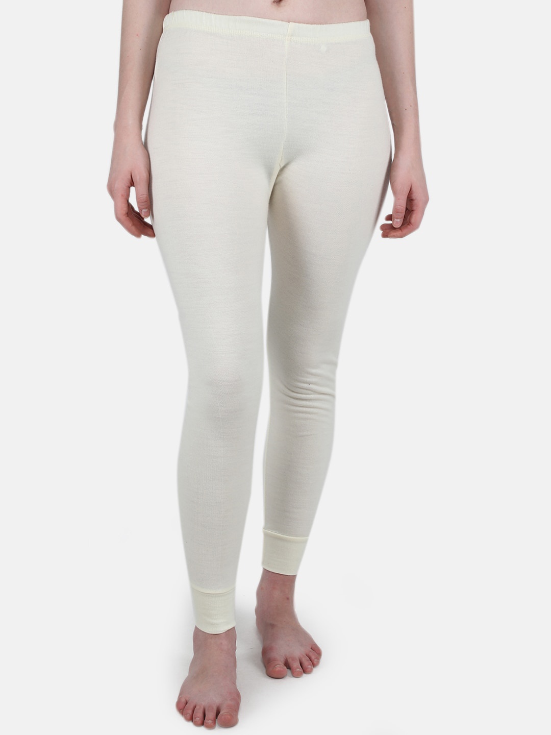 

Monte Carlo Women Wool Thermal Bottoms, Cream