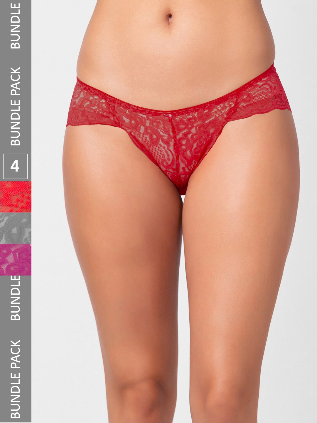 

FashionRack Women Pack Of 4 Assorted Bikini Briefs 6821_RGMP