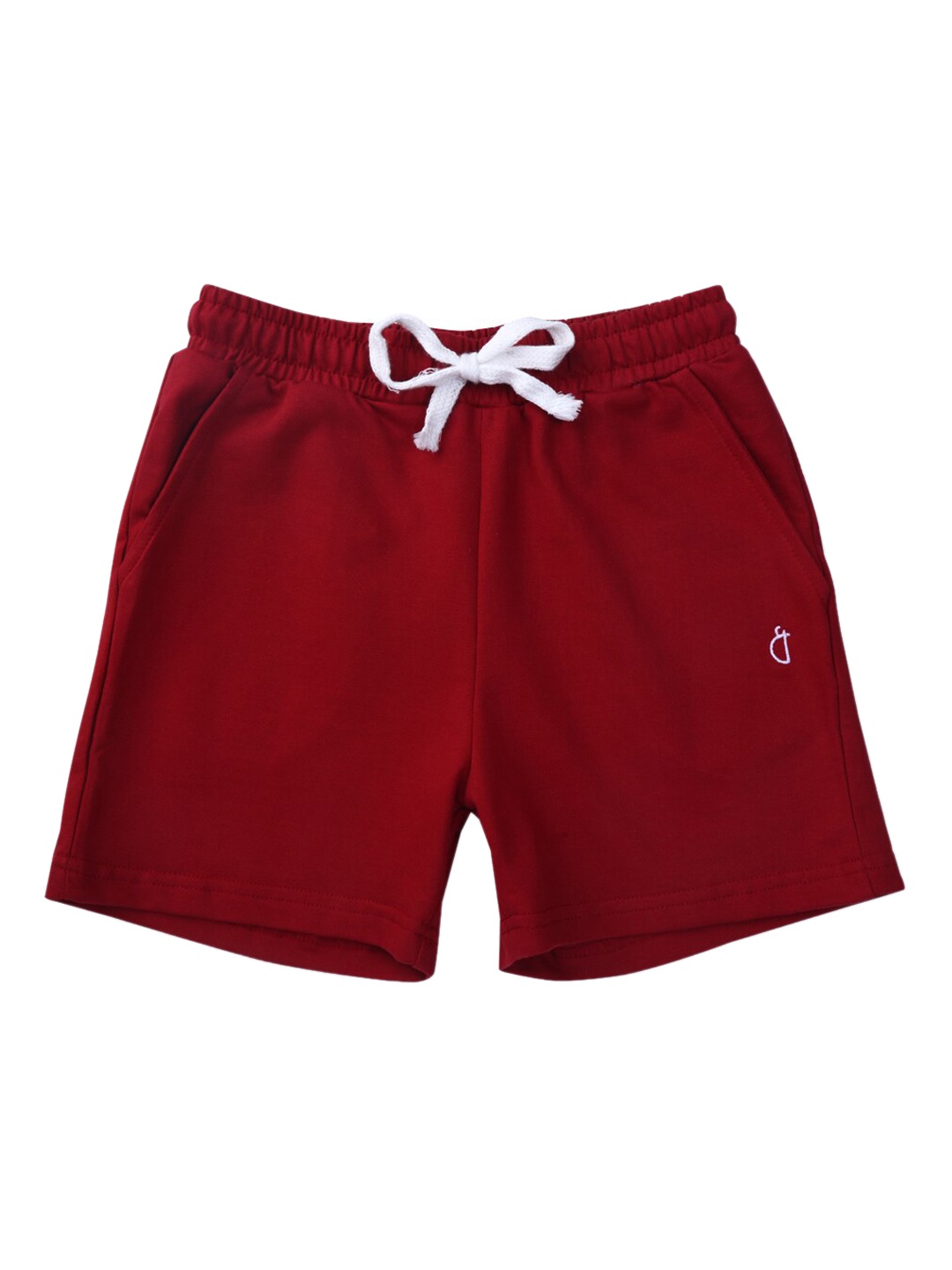 

Gini and Jony Boys Solid Cotton Regular Fit Shorts, Maroon