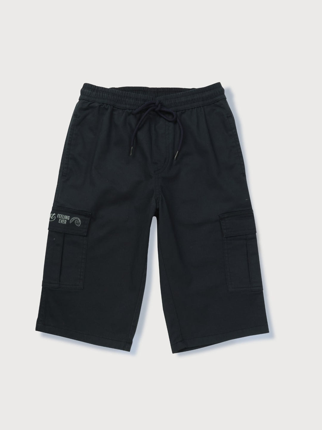 

Gini and Jony Boys Cotton Cargo Shorts, Navy blue