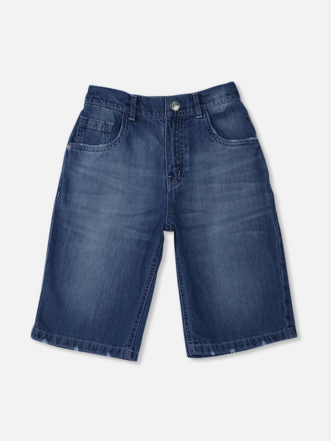 

Gini and Jony Boys Washed Denim Shorts, Blue