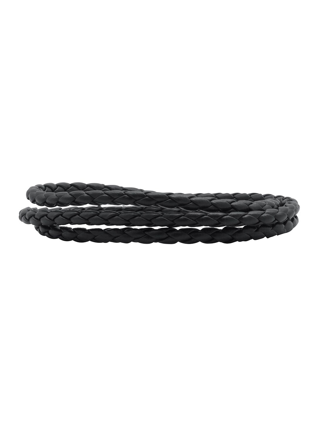 

JOKER & WITCH Men Leather Multistrand Bracelet, Black