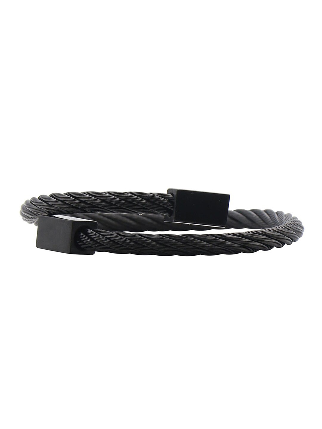 

JOKER & WITCH Men Kada Bracelet, Charcoal