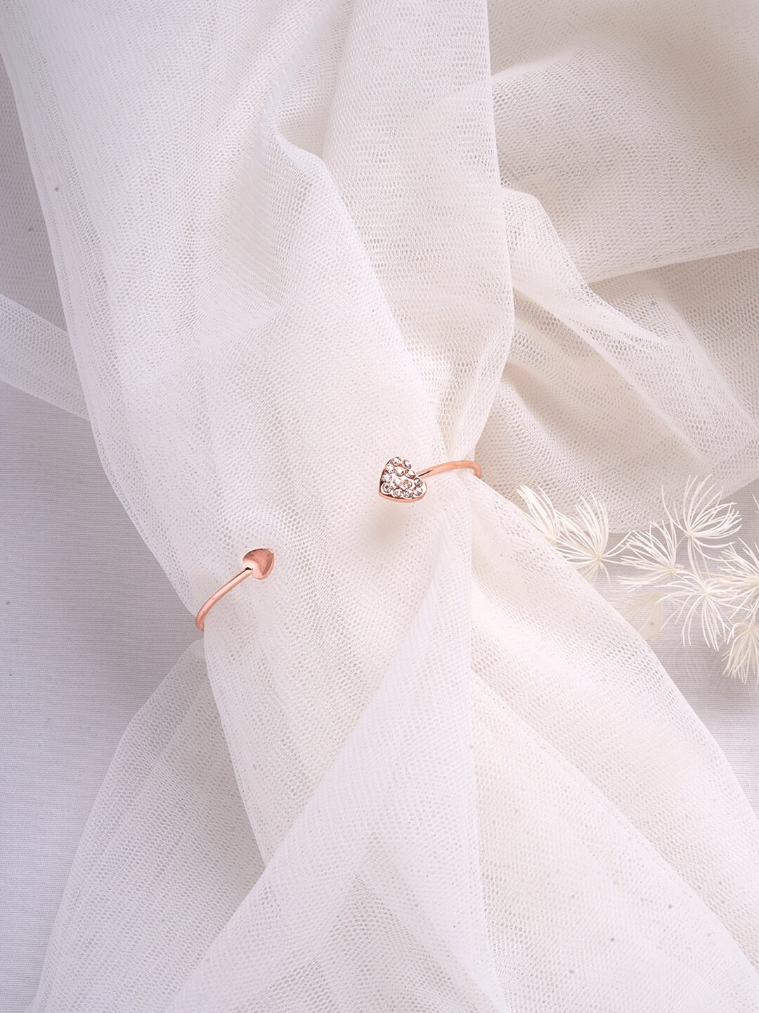 

JOKER & WITCH Women Gold-Plated Cuff Bracelet, Rose gold