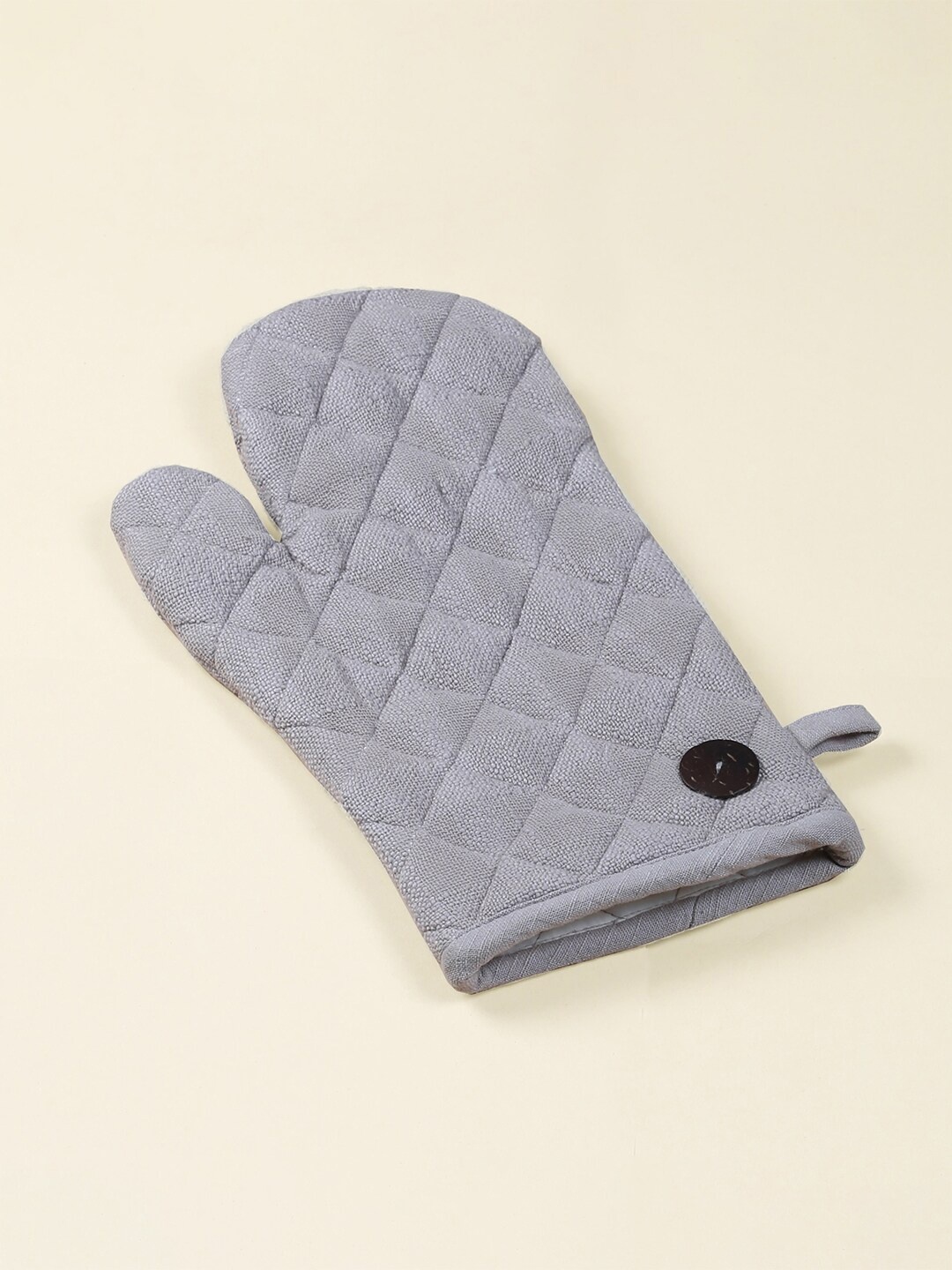 

House This Grey Cotton Kitchen Gloves