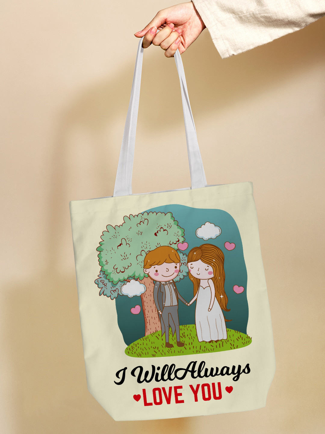 

Crazy Corner Printed Shopper Tote Bag, Yellow