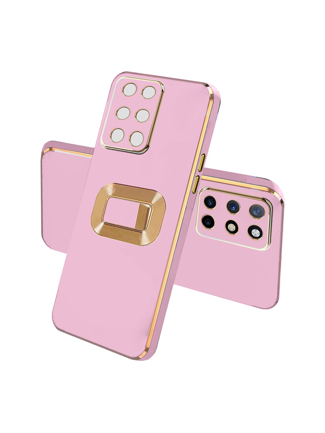 

Karwan Anti Skid OnePlus 9R Phone Back Case, Pink