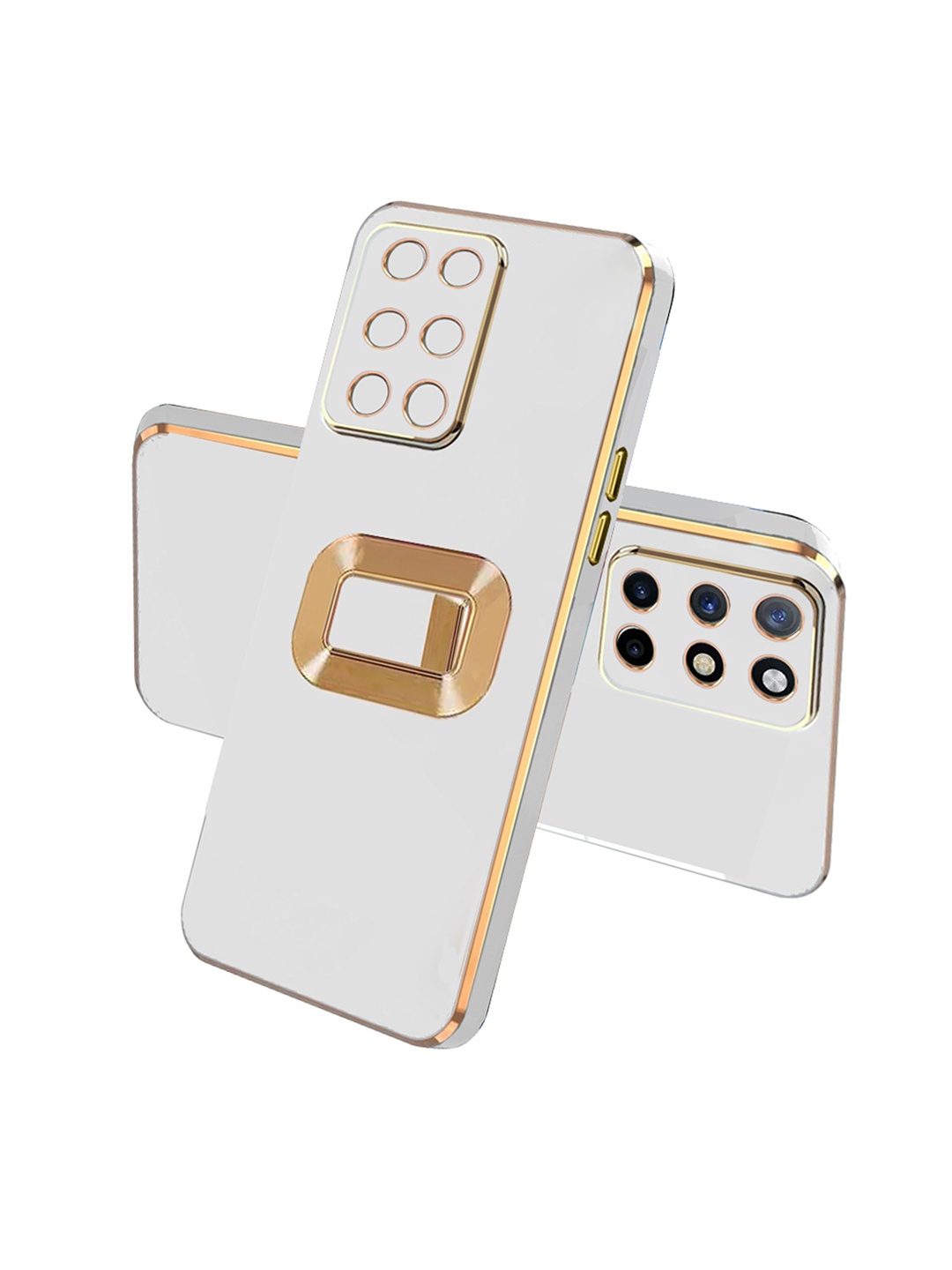 

Karwan OnePlus 8T Camera Protection Phone Back Cover, White