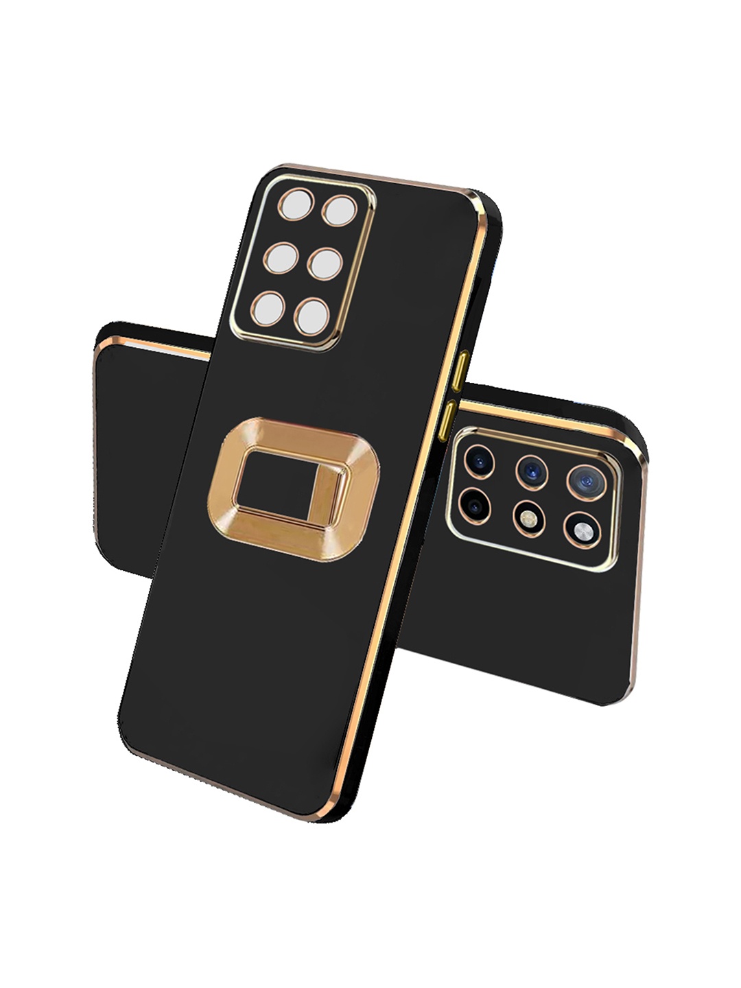 

Karwan Camera Protection OnePlus 9R Phone Back Case, Black