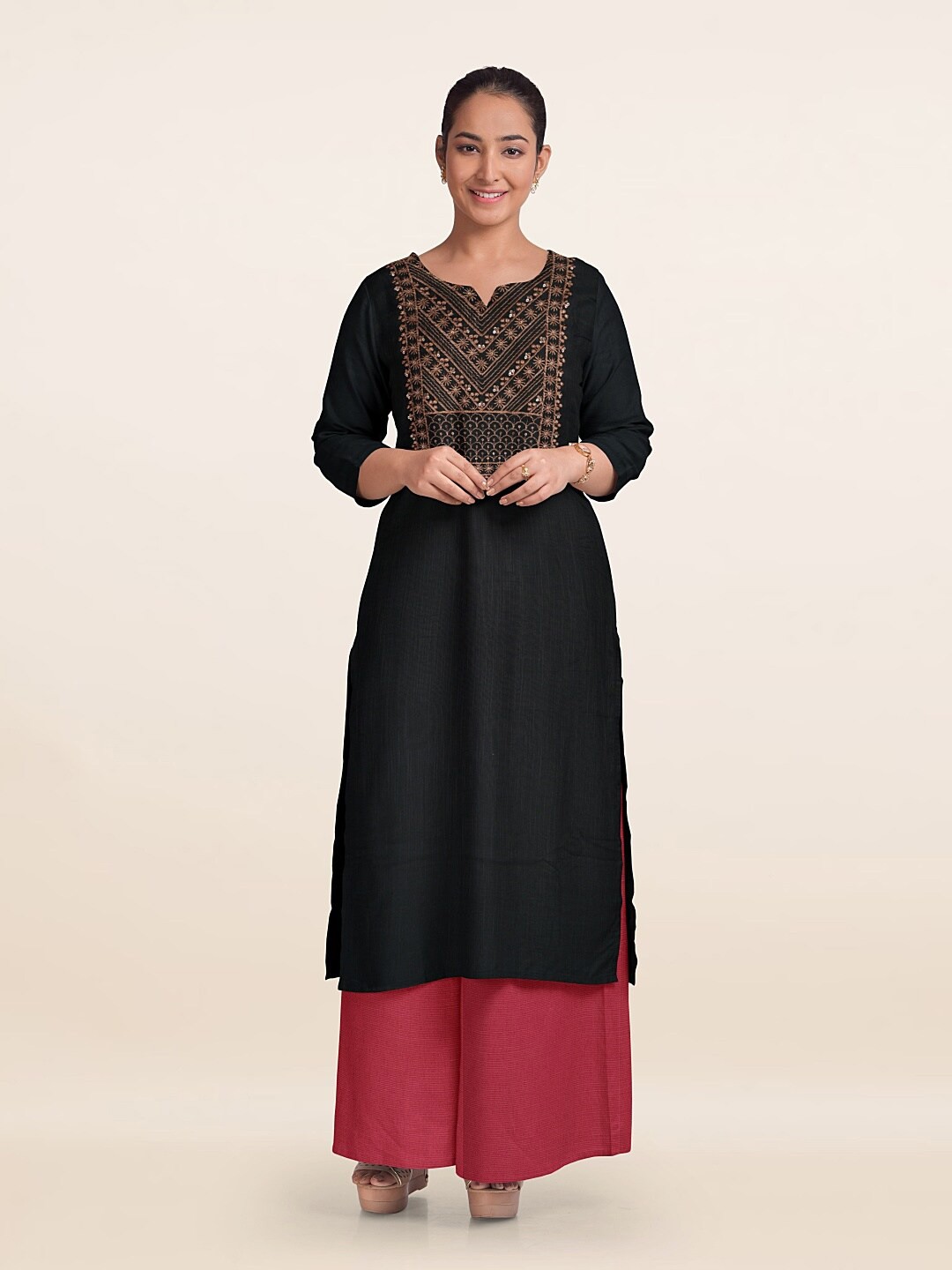 

Pothys Unstitched Dress Material, Grey