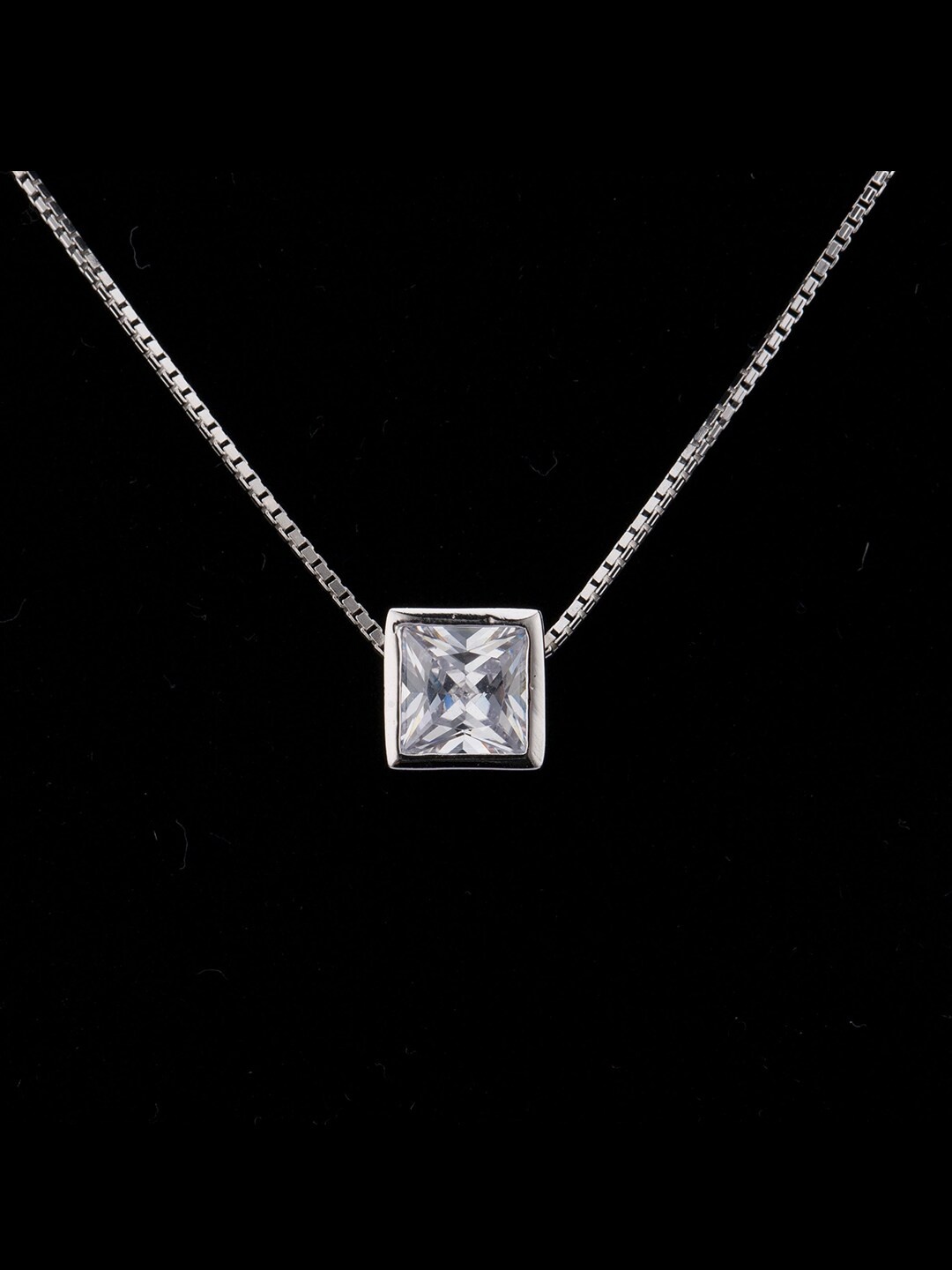 

PALMONAS Sterling Silver Silver-Plated Necklace