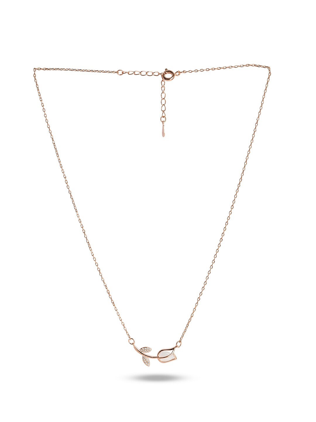 

PALMONAS 18k Rose Gold-Plated Necklace