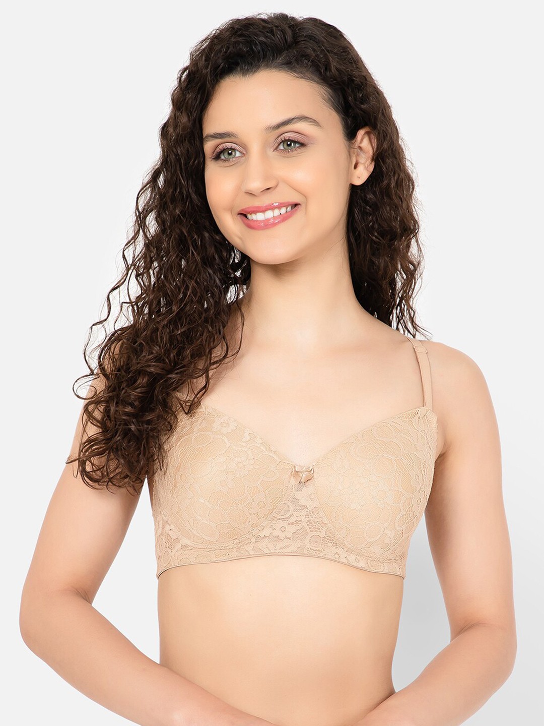 

Clovia Lightly Padded Everyday Bra, Beige