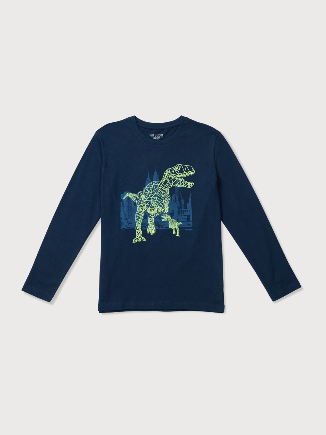 

Gini and Jony Boys Cotton T-shirt, Blue