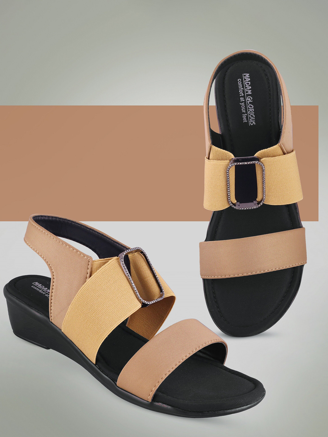 

madam glorious Wedge Heels, Beige