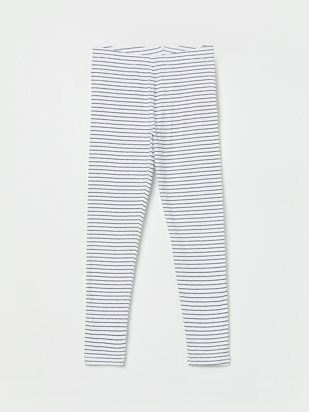 

Fame Forever by Lifestyle Girls Striped Leggings, White