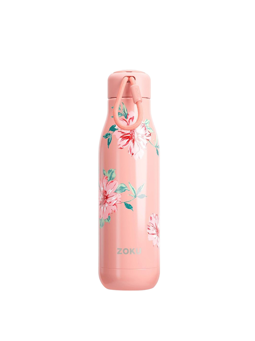 

ZOKU Pink Floral Print Stainless Steel Double Vacuum Water Bottle 750 ml