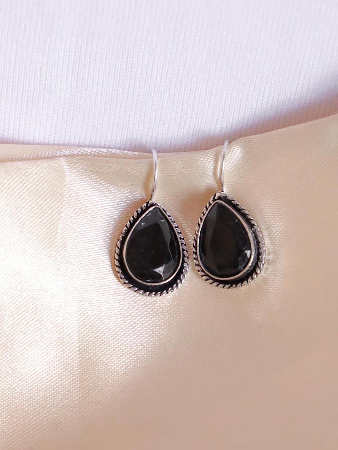 

Ozanoo Classic Drop Earrings, Black