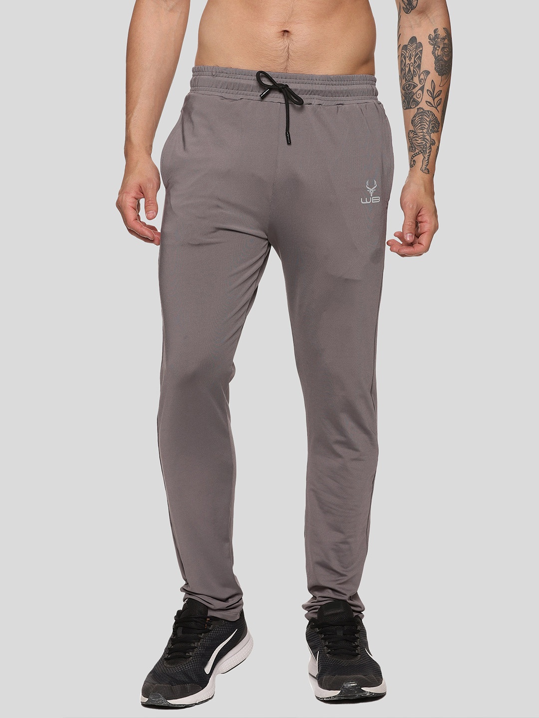 

Wildbrocket Men Anti Odour Track Pants, Grey