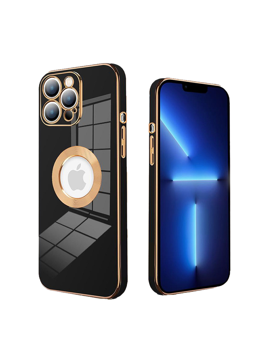 

Karwan iPhone 13 Pro Mobile Phone Back Case, Black