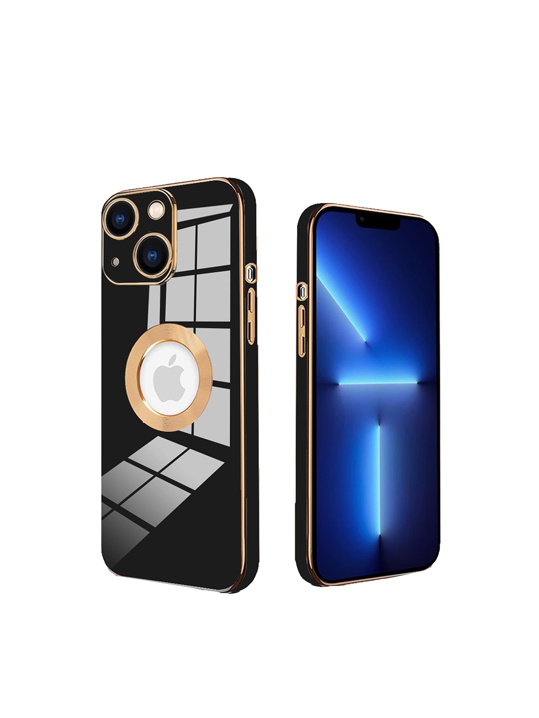 

Karwan Shock Proof Apple iPhone 14 Phone Back Case, Black
