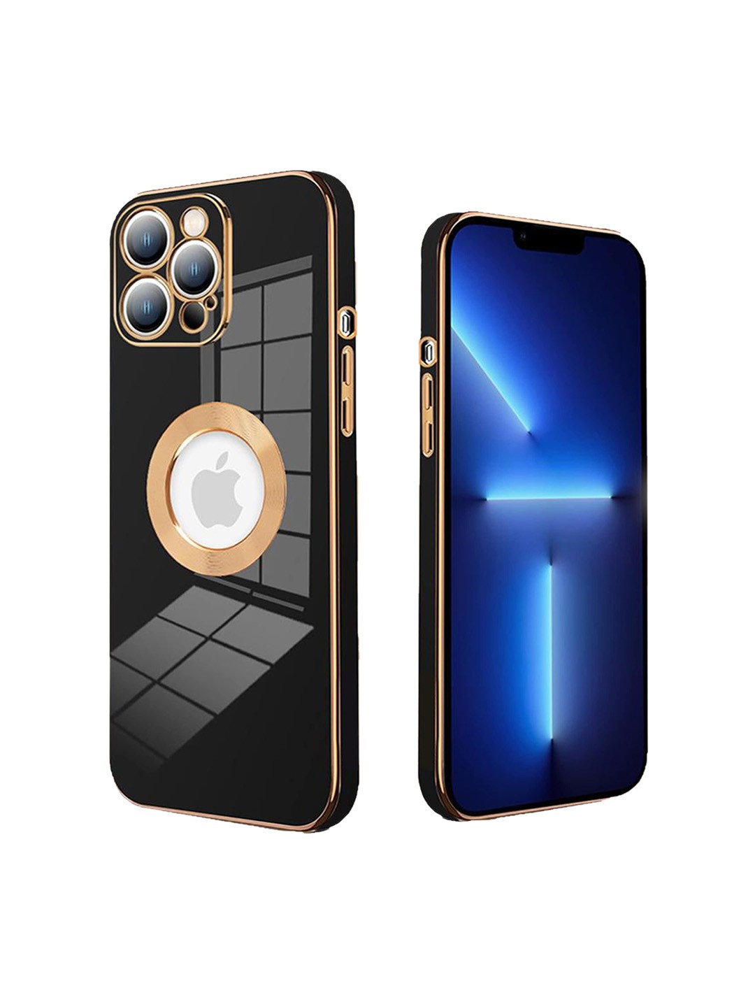 

Karwan iPhone 12 Pro Mobile Phone Back Case, Black