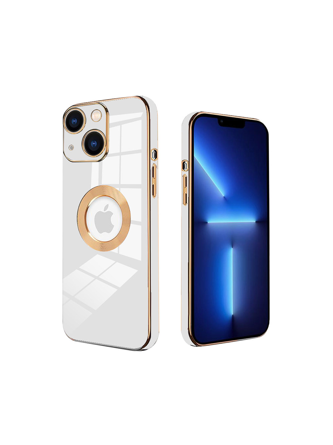 

Karwan iPhone 13 Mobile Phone Back Case, White
