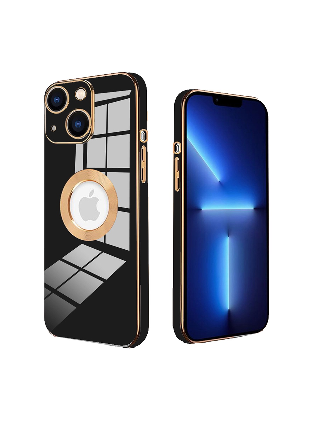 

Karwan Shock-Proof & Camera Protection iPhone 13 Phone Back Case, Black