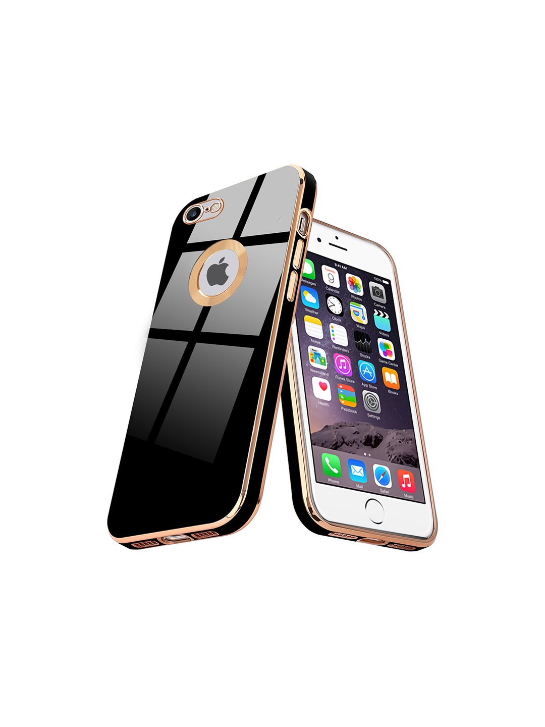

Karwan Shock Proof Apple iPhone 6 Phone Back Case, Black