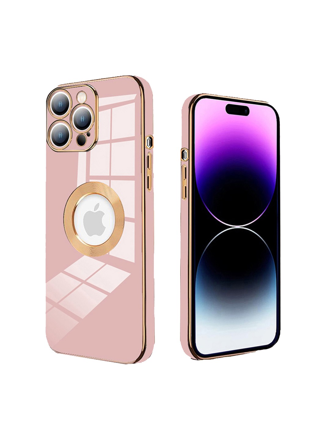 

Karwan Pink Shock Proof Apple iPhone 14 Pro Max Mobile Back Case