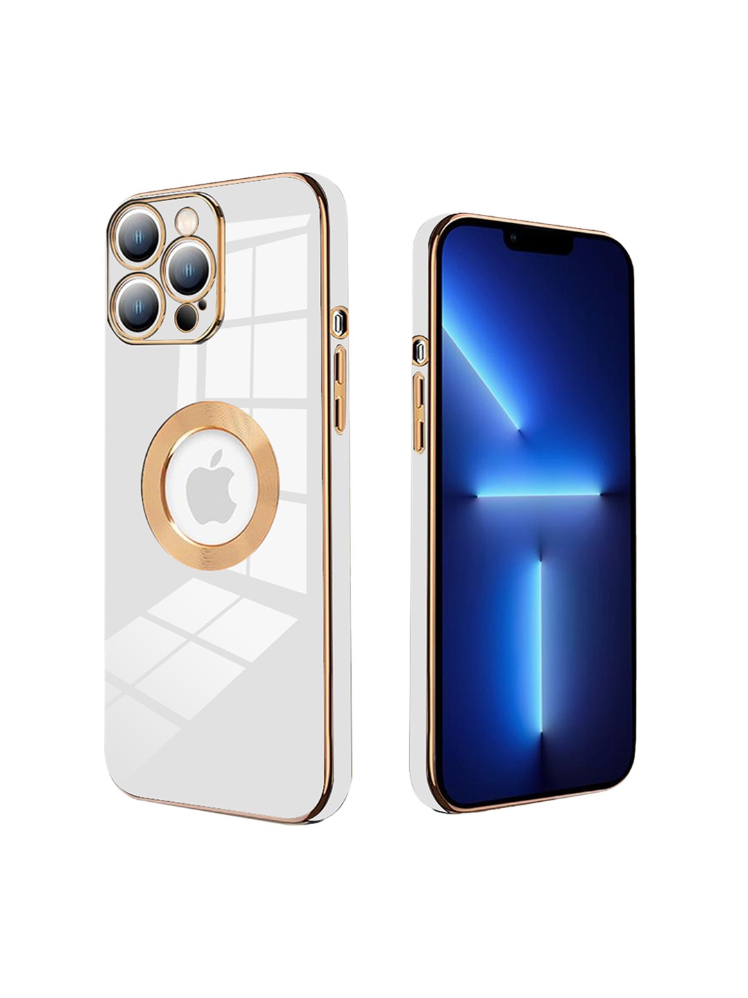 

Karwan White iPhone 13 Pro Max Mobile Back Case