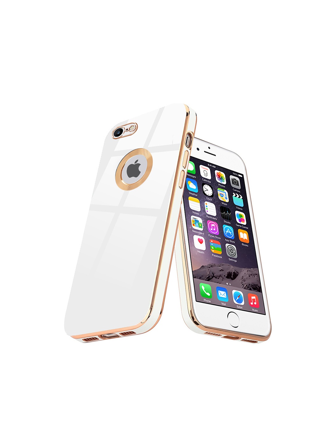 

Karwan White Shockproof iPhone 8 Mobile Phone Case