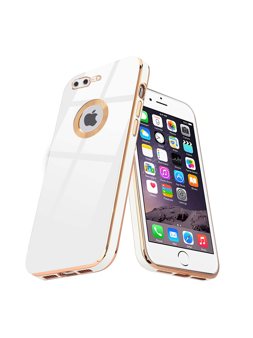 

Karwan White Shockproof iPhone 7 Plus Mobile Back Case
